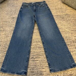 LOFT Denim Flare Wide-Leg Jeans